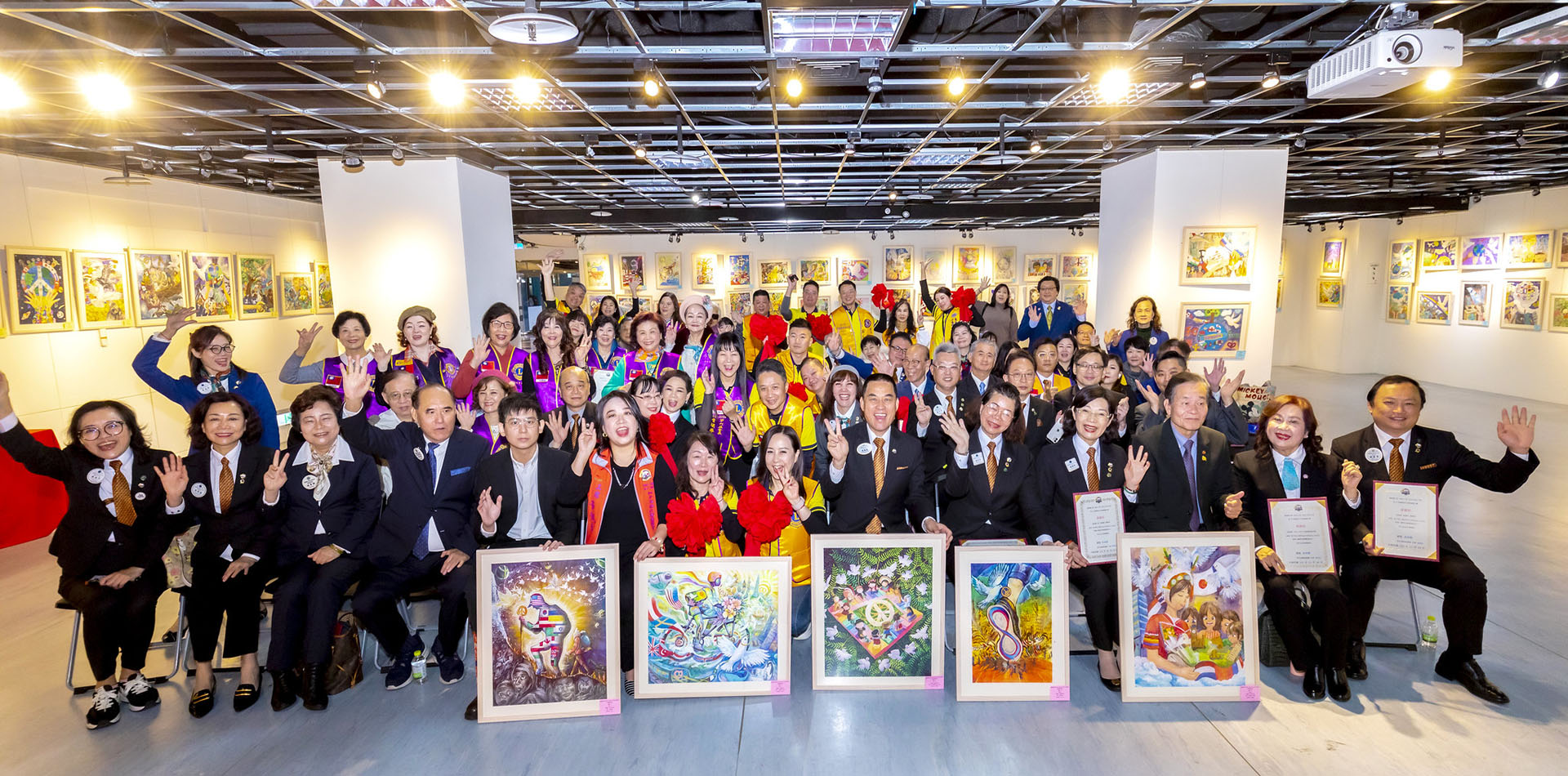 世界和平海報公益繪畫展-開幕典禮